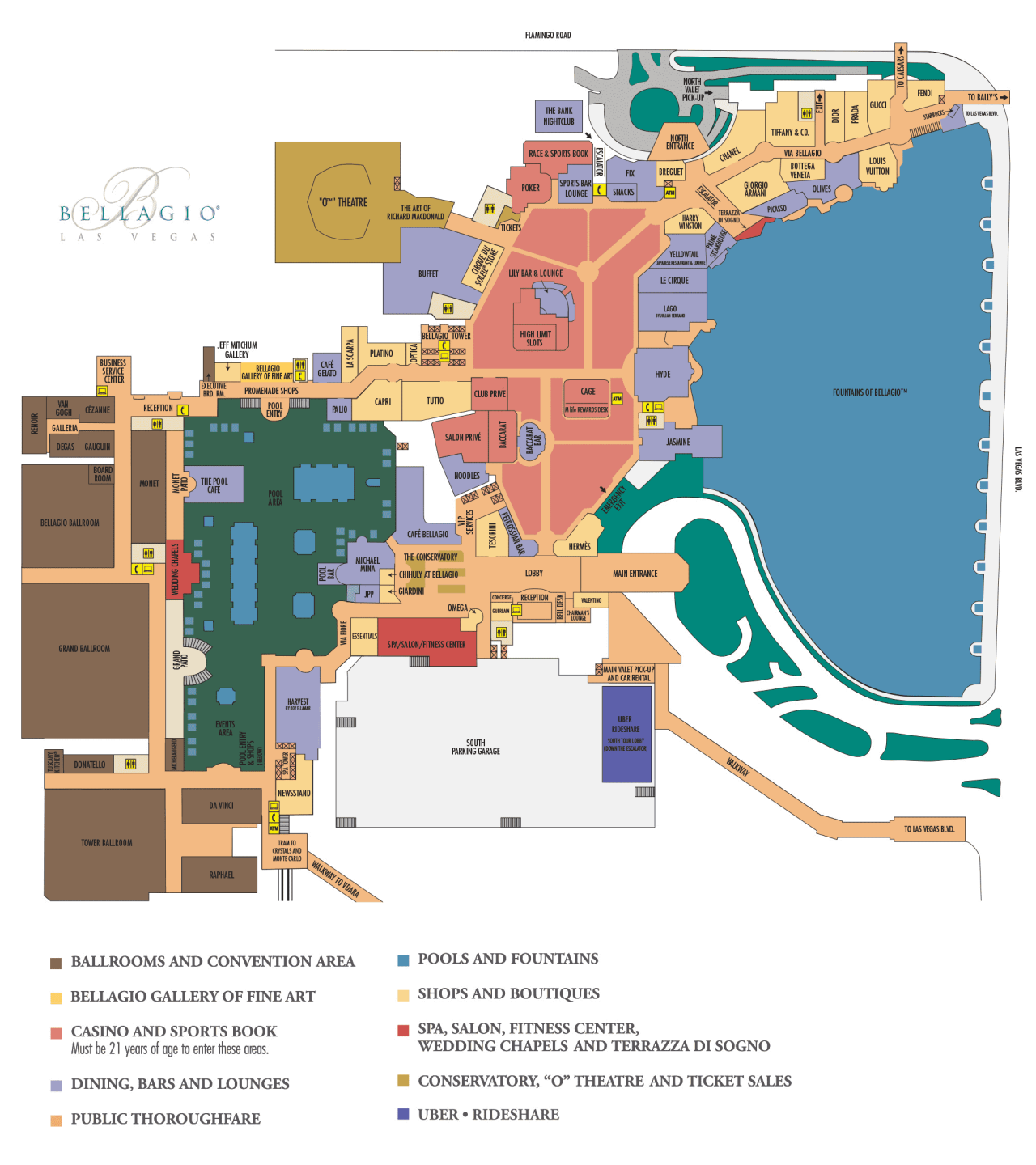 Bellagio Las Vegas O Show Seating Chart